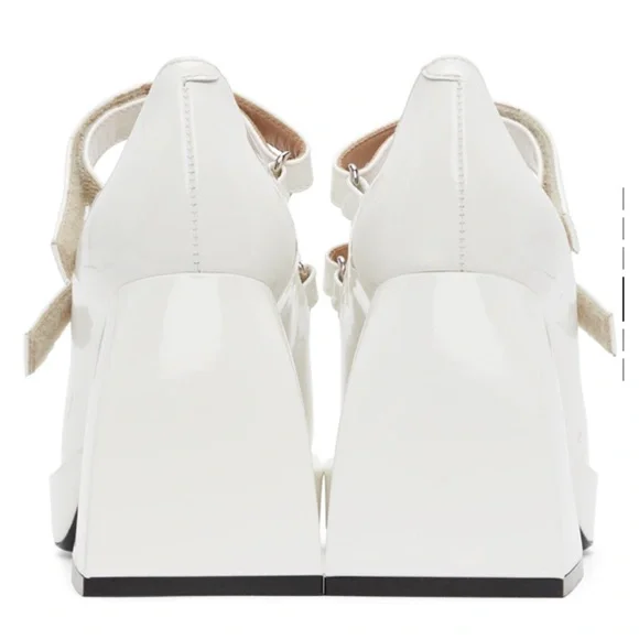 NODALETO
White Patent Bulla Babies 65 Heels - Picture 4 of 7